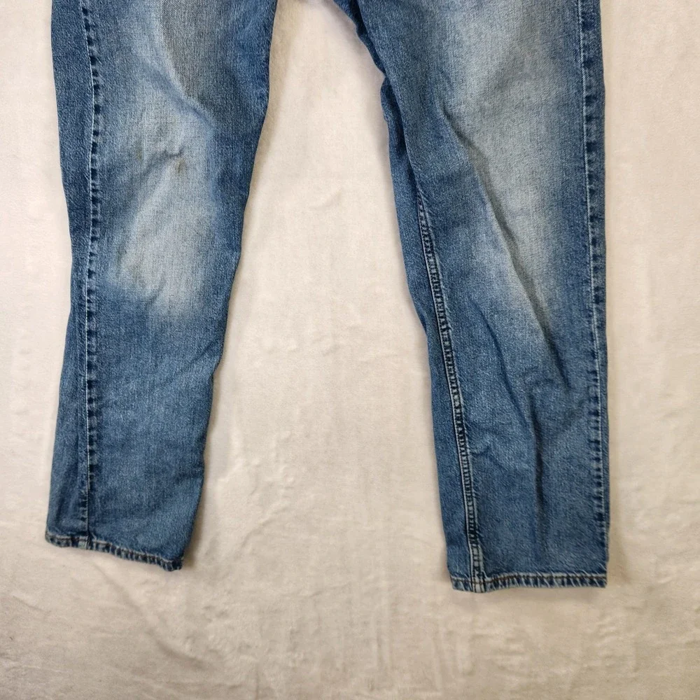 Levis‎ 505 Regular Fit Mens Blue Jeans Medium Wash 32x29 00505-2912 Distressed